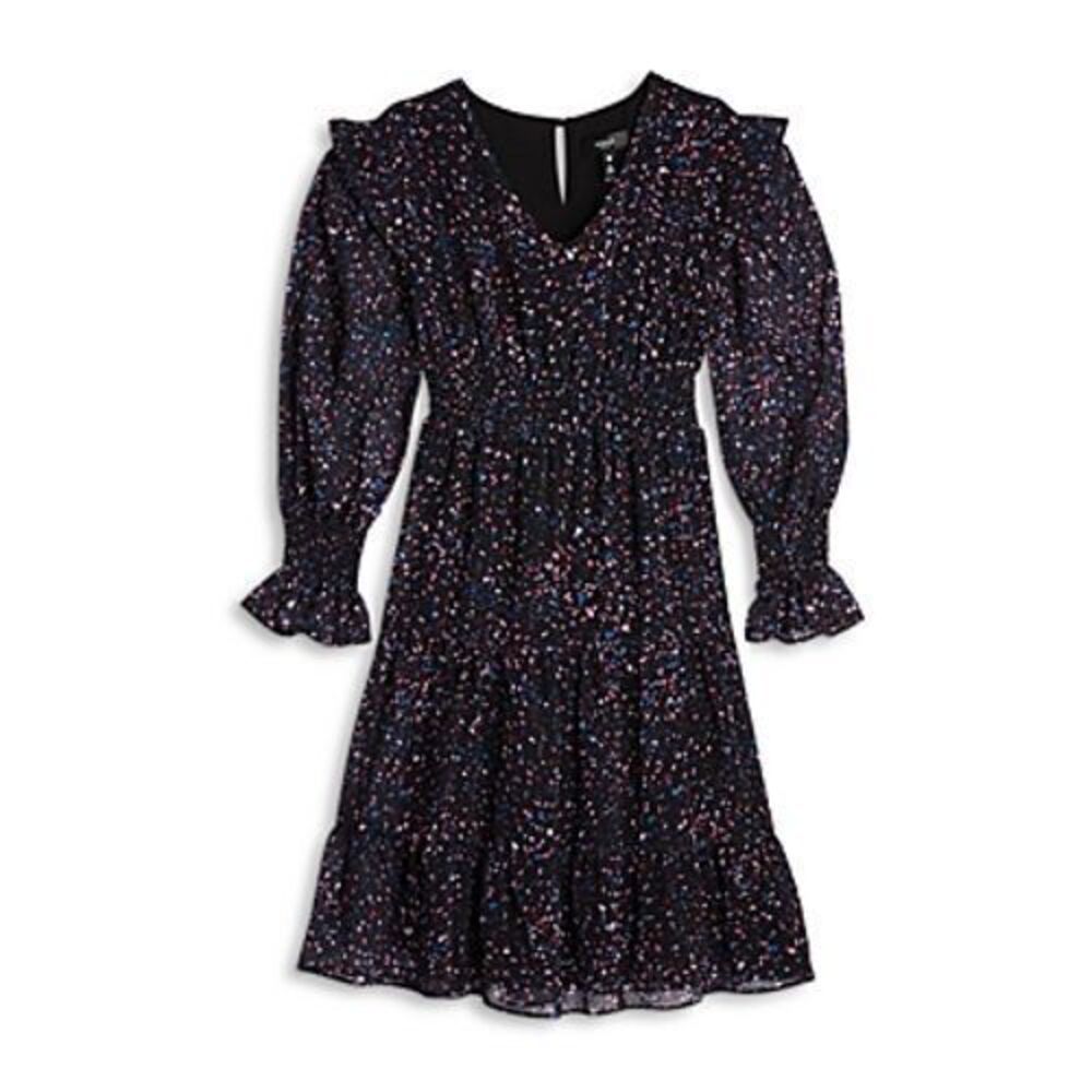 Aqua Girl Black Speckle Dress Size M‎